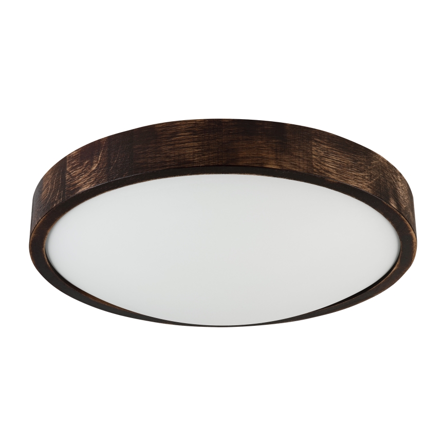 Brilagi - LED griestu gaismeklis CARVALHO SLIM SMOKEY LED/36W/230V ozols, Ø 37,5 cm