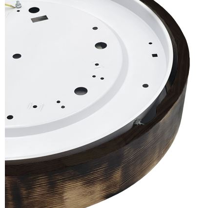 Brilagi - LED griestu gaismeklis CARVALHO SMOKEY LED/36W/230V ozolkoka Ø 47,5 cm