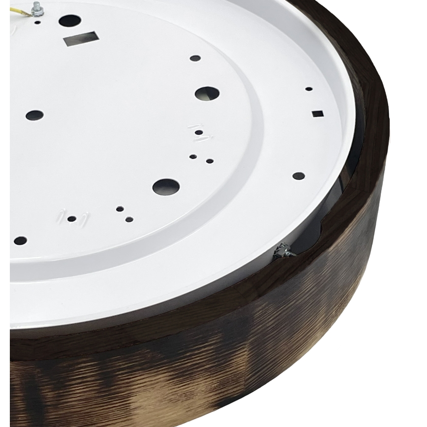 Brilagi - LED griestu gaismeklis CARVALHO SMOKEY LED/36W/230V ozolkoka Ø 47,5 cm