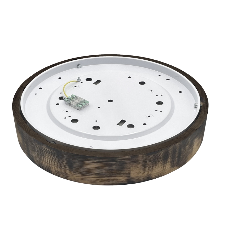 Brilagi - LED griestu gaismeklis CARVALHO SMOKEY LED/36W/230V ozolkoka Ø 47,5 cm