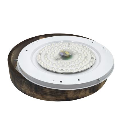Brilagi - LED griestu gaismeklis CARVALHO SMOKEY LED/36W/230V ozolkoka Ø 47,5 cm