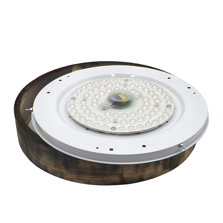Brilagi - LED griestu gaismeklis CARVALHO SMOKEY LED/36W/230V ozolkoka Ø 47,5 cm