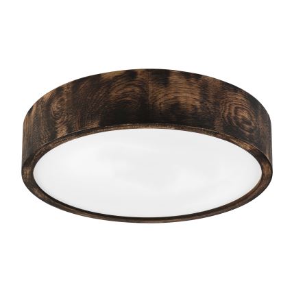 Brilagi - LED griestu gaismeklis CARVALHO SMOKEY LED/36W/230V ozols Ø 37,5 cm