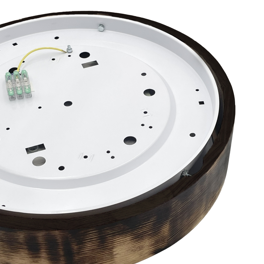 Brilagi - LED griestu gaismeklis CARVALHO SMOKEY LED/36W/230V ozols Ø 37,5 cm