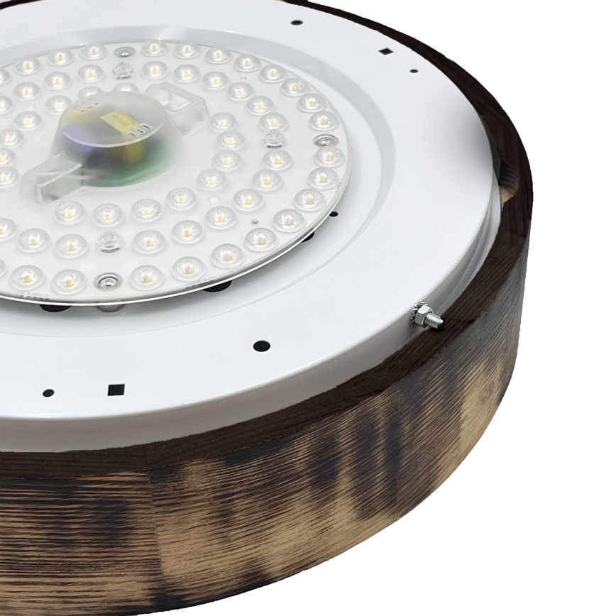 Brilagi - LED griestu gaismeklis CARVALHO SMOKEY LED/36W/230V ozols Ø 37,5 cm
