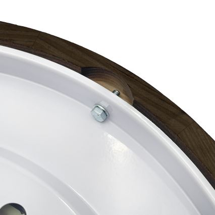 Brilagi - LED griestu gaismeklis CARVALHO SMOKEY LED/36W/230V ozols Ø 37,5 cm