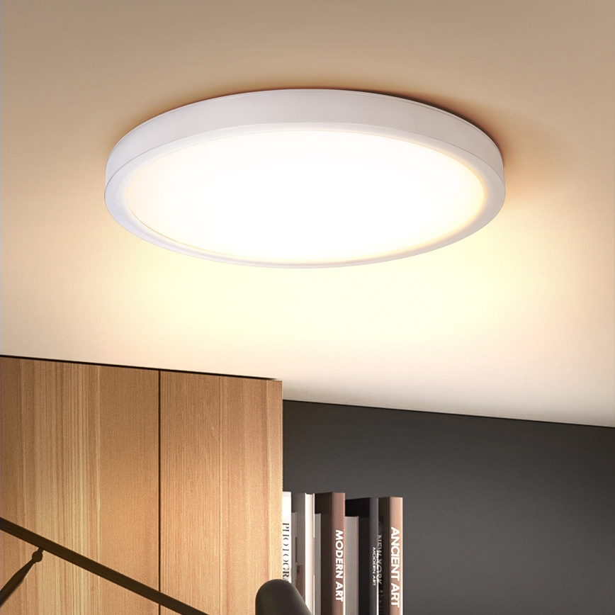 Brilagi - LED griestu gaismeklis ESTELA LED/18W/230V Ø 30 cm balts