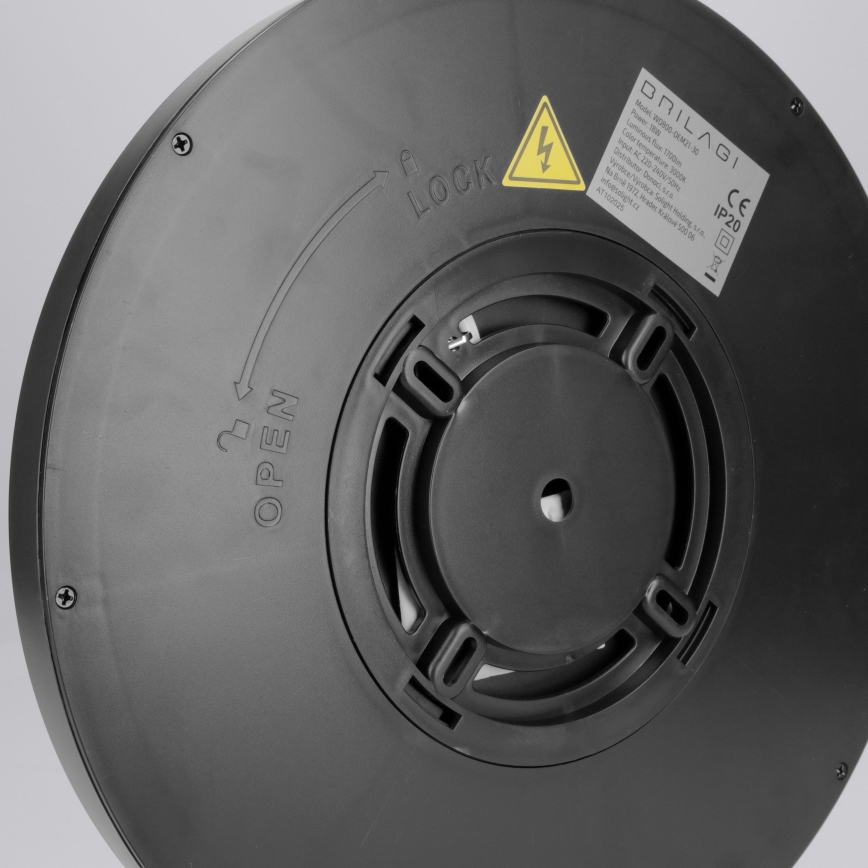 Brilagi - LED griestu lampa ESTELA LED/18W/230V, Ø 30 cm, melna