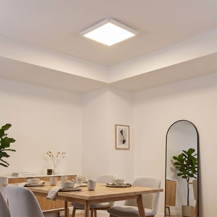 Brilagi - LED griestu gaismeklis ESTELA SQUARE LED/24W/230V 31x31 cm balta