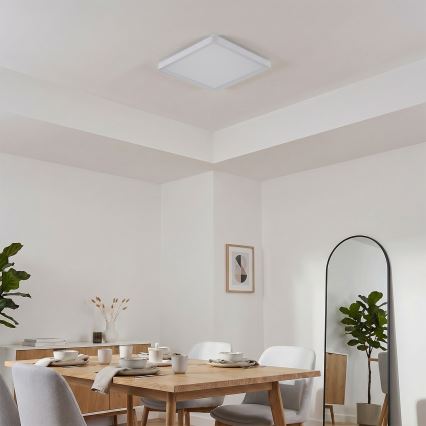 Brilagi - LED griestu gaismeklis ESTELA SQUARE LED/24W/230V 31x31 cm balta