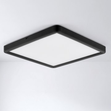 Brilagi - LED griestu gaismeklis ESTELA SQUARE LED/24W/230V 31x31 cm melns