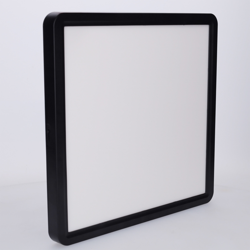 Brilagi - LED griestu gaismeklis ESTELA SQUARE LED/24W/230V 31x31 cm melns