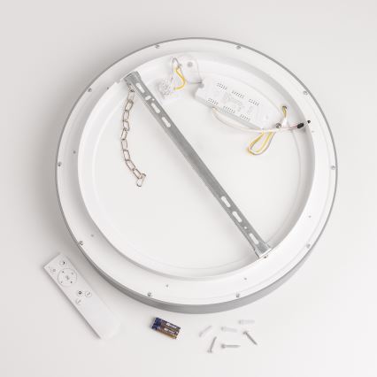 Brilagi - LED dimmējama griestu lampa FALCON LED/80W/230V 3000-6500K pr. 60 cm pelēka + tālvadības pults