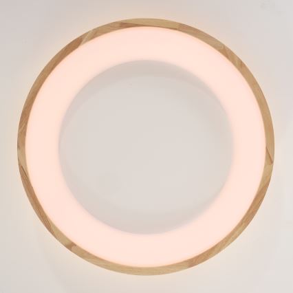 Brilagi - FALCON WOOD koka LED griestu gaismeklis LED/40W/230V 3000/4000/6000K Ø 60 cm