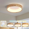 Brilagi - LED griestu gaismeklis FALCON WOOD MODERN LED/30W/230V 3000/4000/6000K Ø 45 cm koka