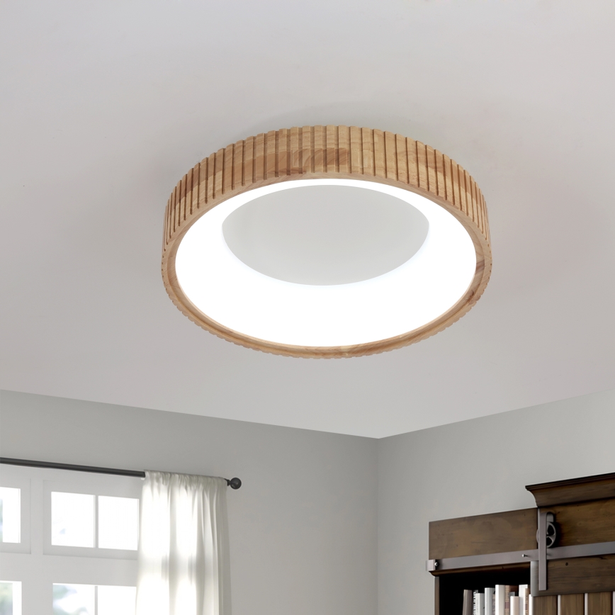 Brilagi - LED griestu gaismeklis FALCON WOOD MODERN LED/30W/230V 3000/4000/6000K Ø 45 cm koka