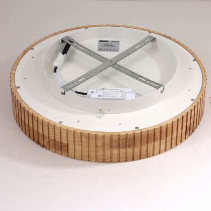 Brilagi - LED griestu gaismeklis FALCON WOOD MODERN LED/30W/230V 3000/4000/6000K Ø 45 cm koka