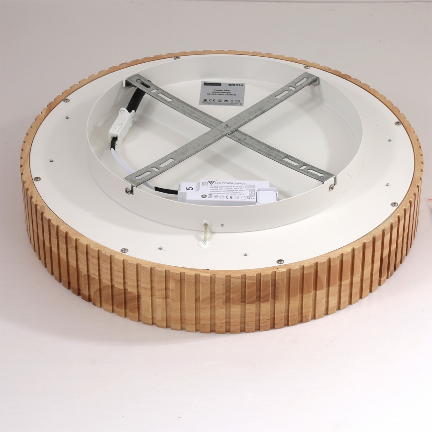 Brilagi - LED griestu gaismeklis FALCON WOOD MODERN LED/30W/230V 3000/4000/6000K Ø 45 cm koka