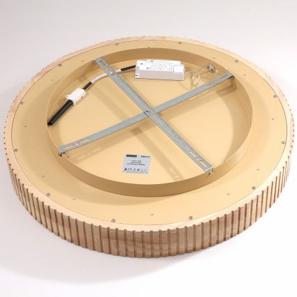 Brilagi - Koka LED griestu gaismeklis FALCON WOOD MODERN LED/40W/230V 3000/4000/6000K, diametrs 60 cm
