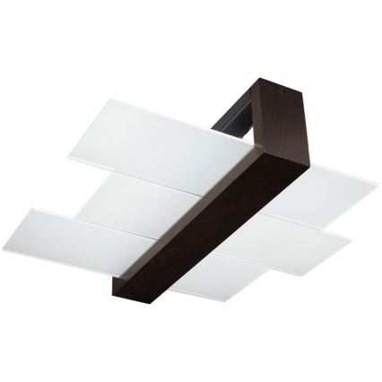 Brilagi - LED griestu lampa HERA 2xE27/7,5W/230V 43x43 cm wenge