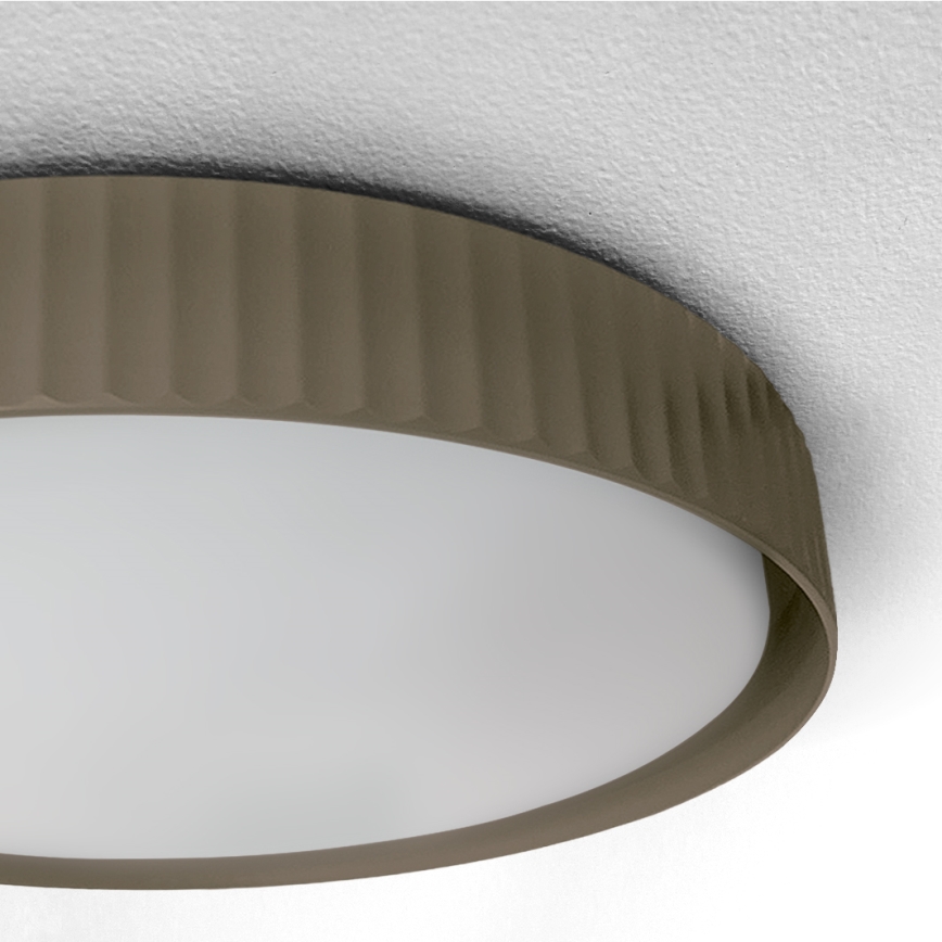 Brilagi - Regulējama LED griestu lampa LUCIA LED/48W/230V 3000-6500K Ø 41 cm taupe + tālvadība