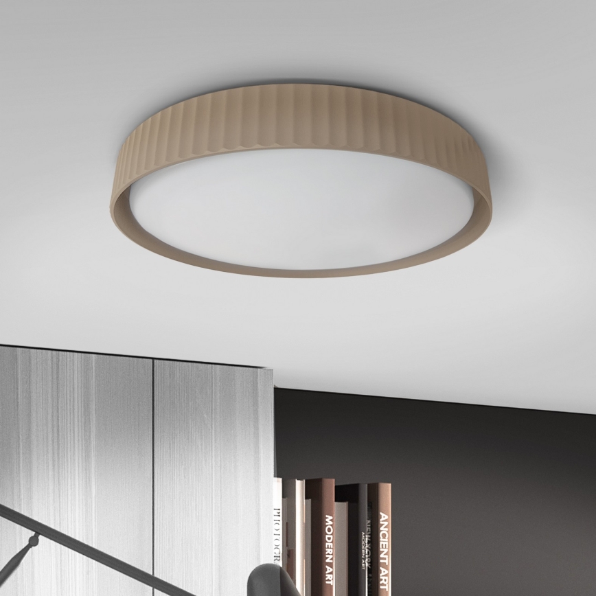 Brilagi - LED griestu gaismeklis LUCIA LED/24W/230V diametrs 31 cm brūns