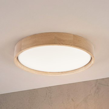 Brilagi - LED griestu gaismeklis MANAROLA PLAIN LED/24W/230V 3000K Ø 41 cm ozols