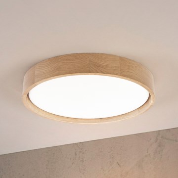 Brilagi - LED griestu gaismeklis MANAROLA PLAIN LED/24W/230V 4000K Ø 41 cm ozols