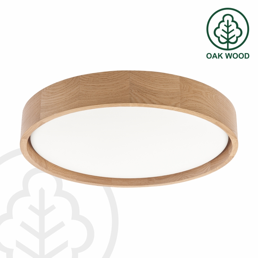 Brilagi - LED griestu gaismeklis MANAROLA PLAIN LED/24W/230V 4000K Ø 41 cm ozols