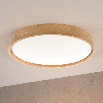 Brilagi - LED griestu gaismeklis MANAROLA PLAIN LED/36W/230V 3000K Ø 48 cm ozols