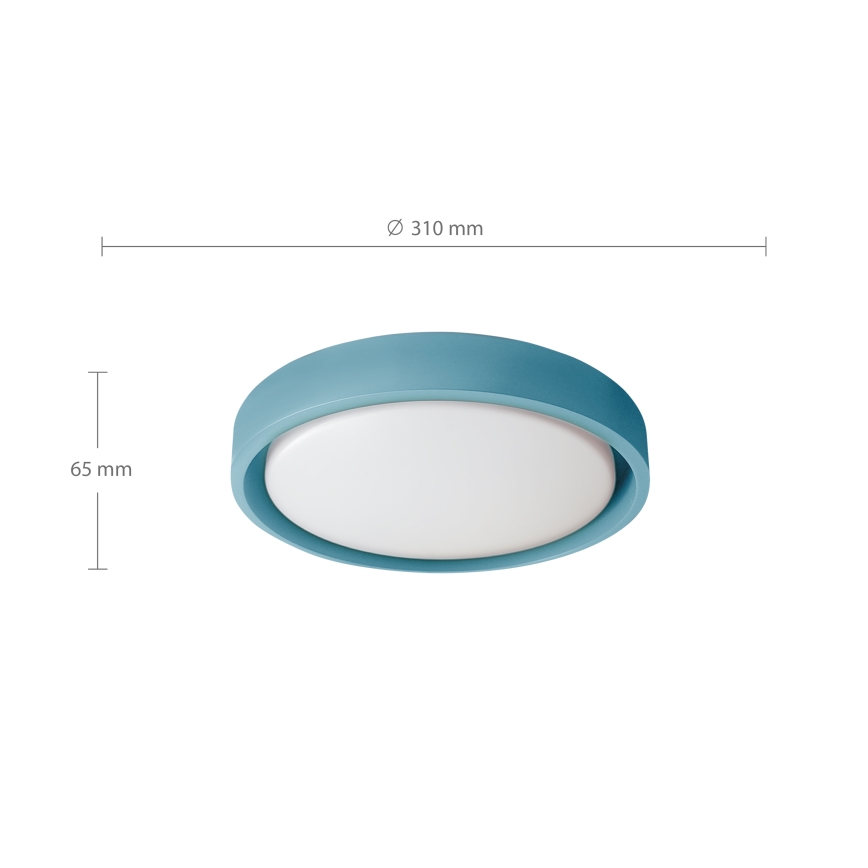 Brilagi - LED griestu gaismeklis MATTEO LED/24W/230V Ø 31 cm tirkīza