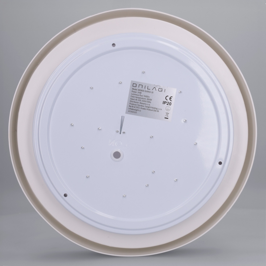 Brilagi - LED griestu gaismeklis MATTEO LED/24W/230V Ø 31 cm tirkīza