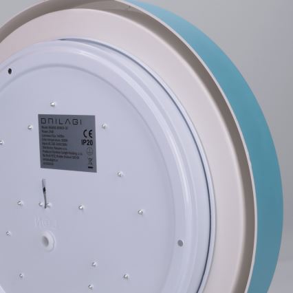 Brilagi - LED griestu gaismeklis MATTEO LED/24W/230V Ø 31 cm tirkīza