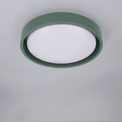 Brilagi - LED griestu gaismeklis MATTEO LED/24W/230V Ø 31 cm, zaļš