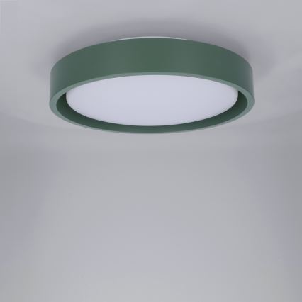 Brilagi - LED griestu gaismeklis MATTEO LED/24W/230V Ø 31 cm, zaļš