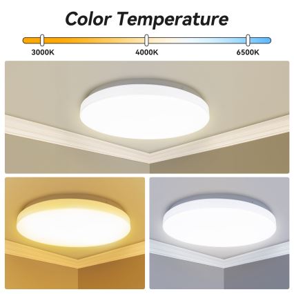 Brilagi - LED griestu gaismeklis MILKY WAY LED/24W/230V 3000/4000/6500K Ø 38 cm