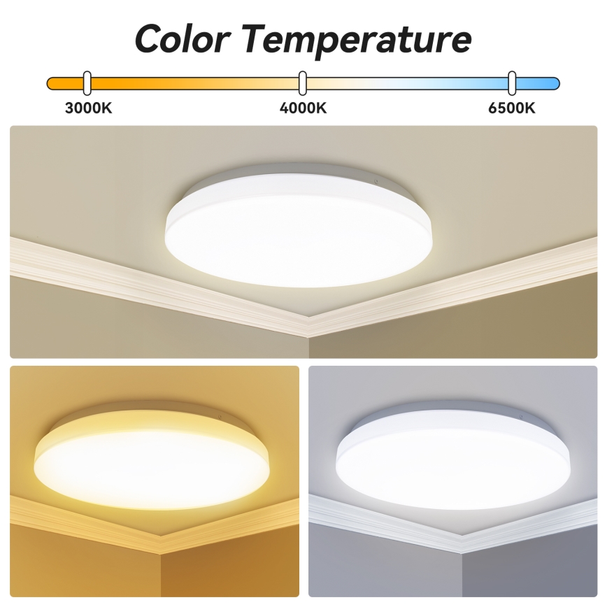 Brilagi - LED griestu gaismeklis MILKY WAY LED/24W/230V 3000/4000/6500K Ø 38 cm