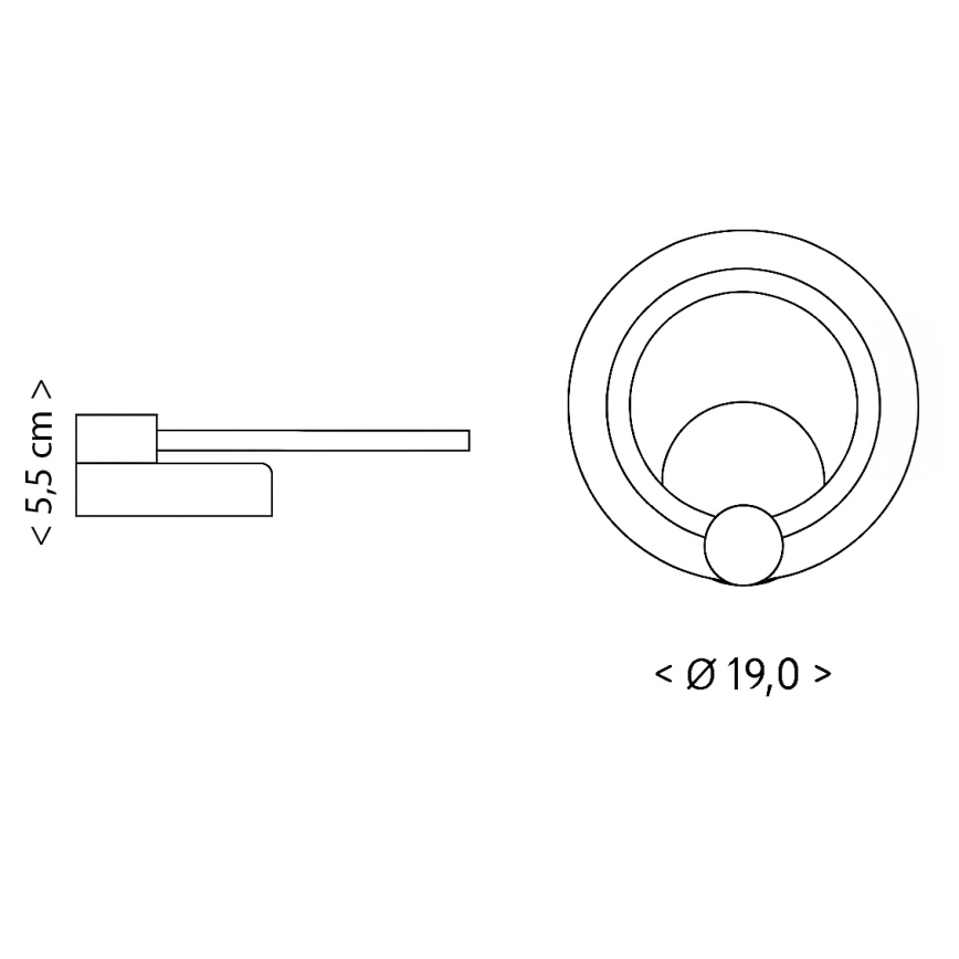 Brilagi - LED griestu gaismeklis MODERN MINI LED/16W/230V 3000/4000/6000K