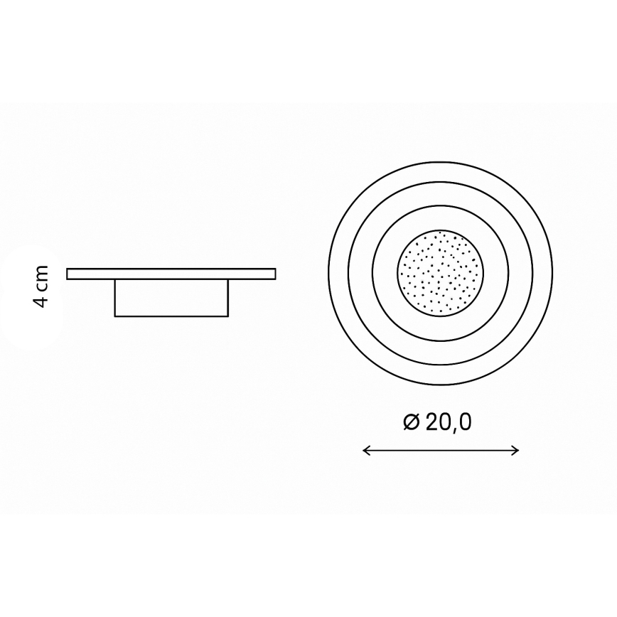Brilagi - LED griestu gaismeklis MODERN MINI LED/29W/230V 3000/4000/6000K