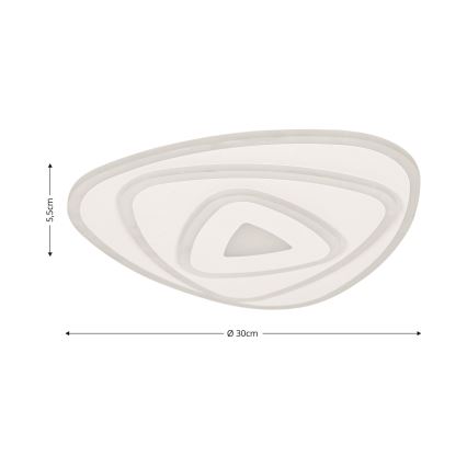 Brilagi - LED dimmējams griestu gaismeklis MODERN MINI LED/45W/230V 3000-6000K 30x30 cm + tālvadības pults