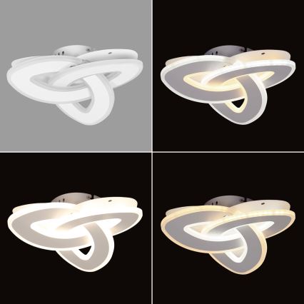 Brilagi - LED griestu gaismeklis ar regulējamu spilgtumu MODERN MINI LED/49W/230V 3000-6000K 30x30 cm + ar tālvadības pulti