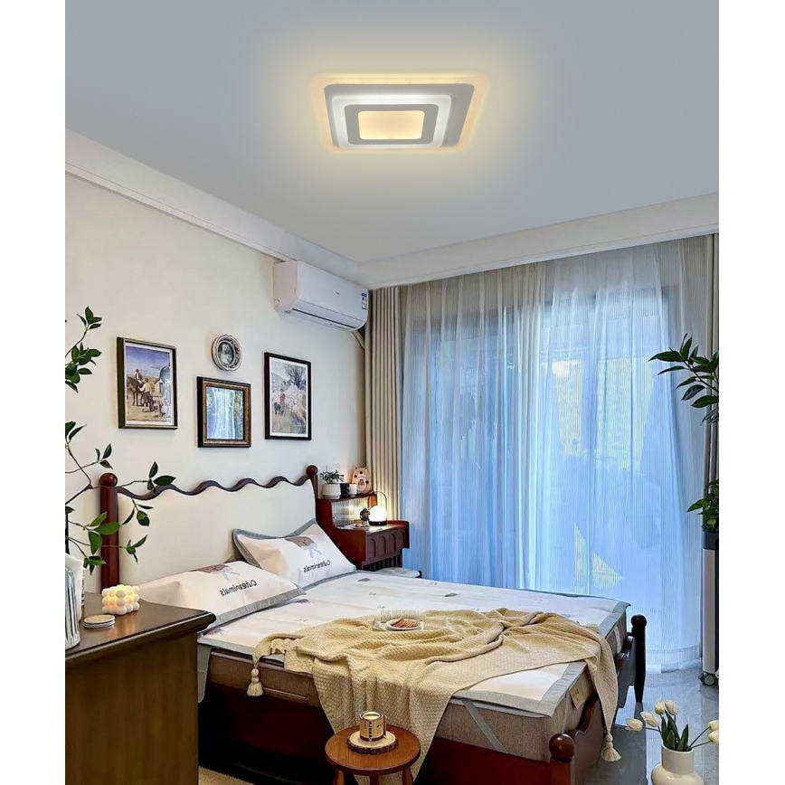 Brilagi - LED griestu gaismeklis ar regulējamu spilgtumu MODERN MINI LED/65W/230V 3000-6000K 37x37 cm + tālvadības pults