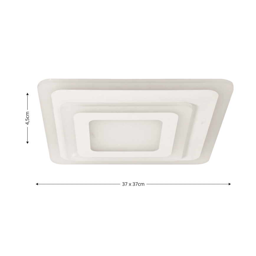 Brilagi - LED griestu gaismeklis ar regulējamu spilgtumu MODERN MINI LED/65W/230V 3000-6000K 37x37 cm + tālvadības pults
