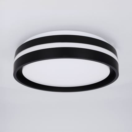 Brilagi - LED griestu gaismeklis NAOMI LED/24W/230V Ø 28,5 cm melns