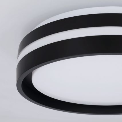 Brilagi - LED griestu gaismeklis NAOMI LED/24W/230V Ø 28,5 cm melns