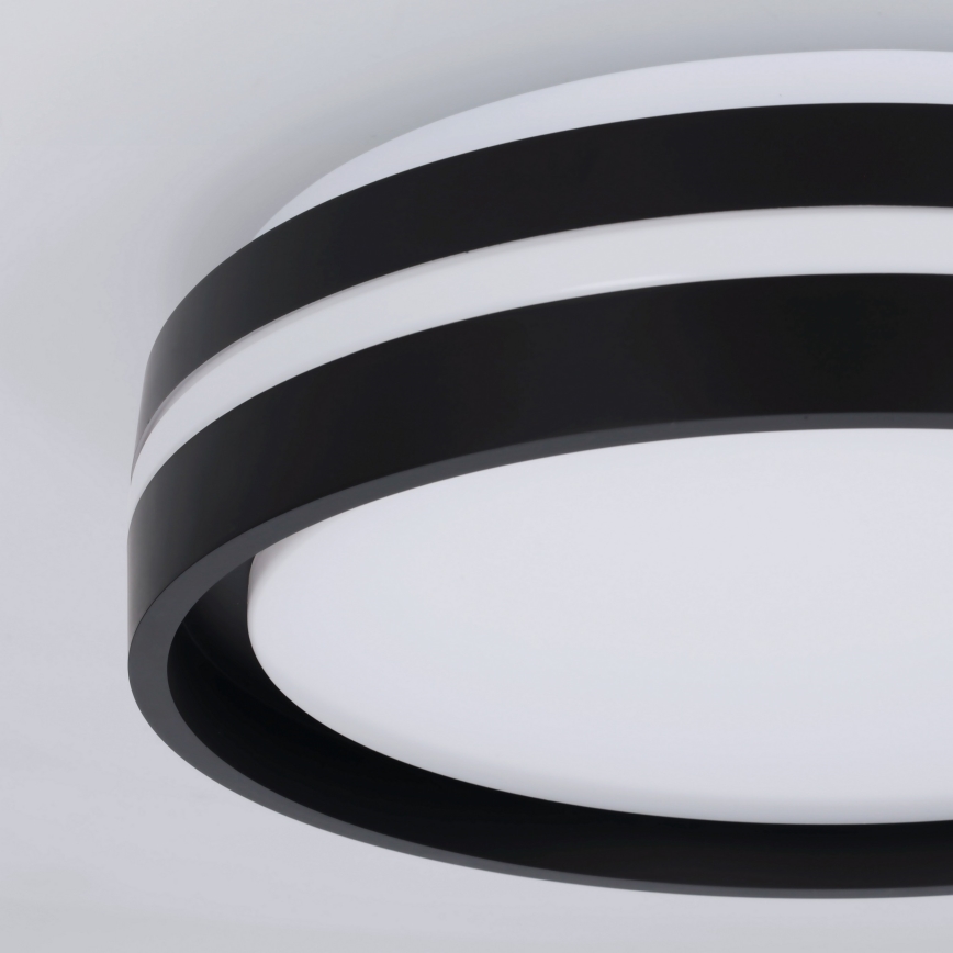 Brilagi - LED griestu gaismeklis NAOMI LED/24W/230V Ø 28,5 cm melns