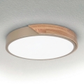 BRILAGI - LED griestu gaismeklis PILANA LED/24W/230V ozols/bēšs Ø 30 cm