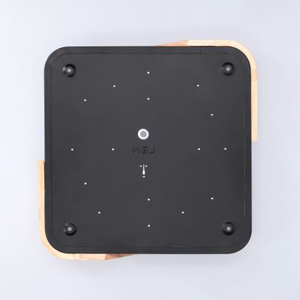 Brilagi - LED griestu gaismeklis PILANA LED/24W/230V ozols/melns 32x32 cm