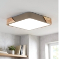 BRILAGI - LED griestu gaismeklis PILANA SQUARE LED/24W/230V ozols/bēšs 32x32 cm