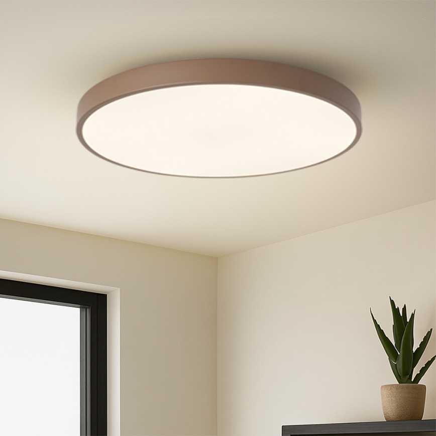 Brilagi - LED griestu gaismeklis POOL LED/100W/230V 3000/4000/6000K diametrs 80 cm brūns